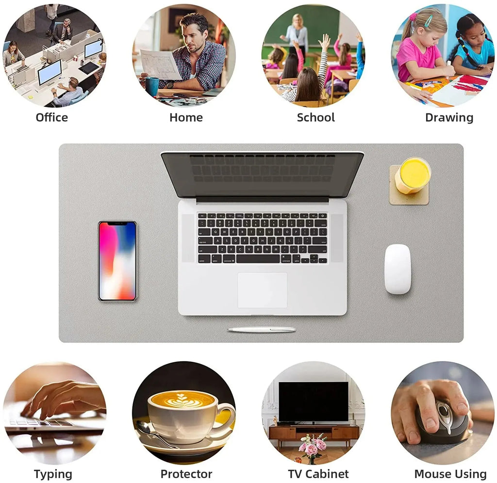 PU Leather Desk Mat